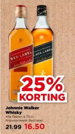 PLUS Johnnie Walker Whisky aanbieding