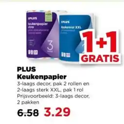 PLUS Plus Keukenpapier aanbieding