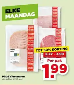 PLUS Plus Vleeswaren aanbieding