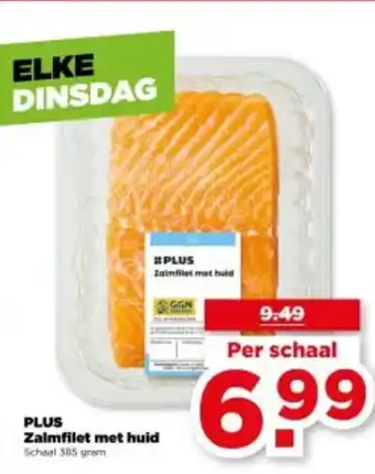 PLUS Plus Zalmfilet met huid aanbieding