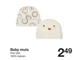Zeeman Baby muts aanbieding
