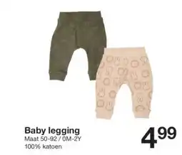 Zeeman Baby legging aanbieding