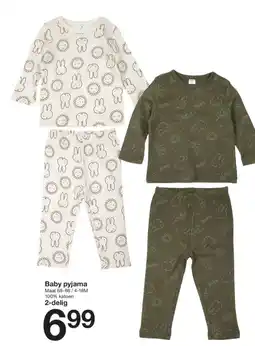 Zeeman Baby pyjama aanbieding