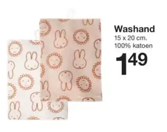 Zeeman Washand aanbieding