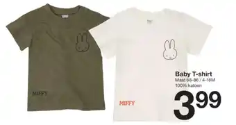 Zeeman Baby T-shirt aanbieding