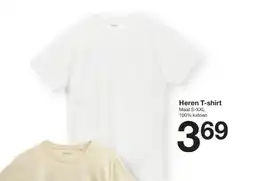 Zeeman Heren T-shirt aanbieding