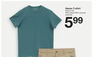 Zeeman Heren T-shirt aanbieding
