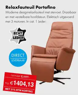 Woonsquare Relaxfauteuil Portofino aanbieding