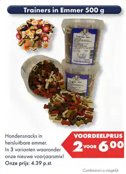 Huisdier Voordeelshop Trainers in Emmer 500 g aanbieding
