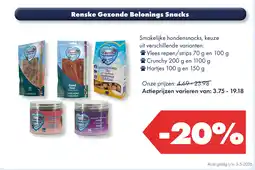Huisdier Voordeelshop Renske Gezonde Belonings Snacks aanbieding