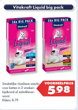 Huisdier Voordeelshop Vitakraft Liquid big pack aanbieding