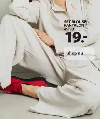 SET BLOUSE + PANTALON