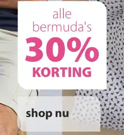terStal alle bermuda's 30% KORTING aanbieding