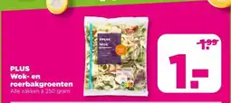 PLUS PLUS Wok- en roerbakgroenten aanbieding