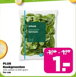 PLUS PLUS Kookgroenten aanbieding