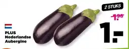 PLUS PLUS Nederlandse Aubergine aanbieding