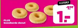 PLUS PLUS Gesuikerde donut aanbieding