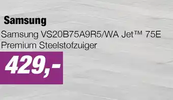 EP Samsung VS20B75A9R5/WA Jet™ 75E Premium Steelstofzuiger aanbieding