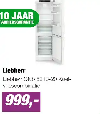 EP Liebherr CNb 5213-20 Koel-vriescombinatie aanbieding