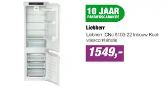 EP Liebherr ICNc 5103-22 Inbouw Koel-vriescombinatie aanbieding