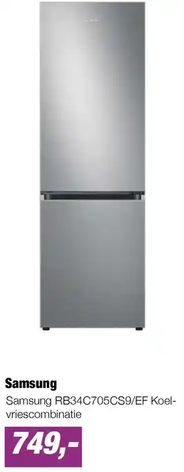EP Samsung RB34C705CS9/EF Koel-vriescombinatie aanbieding