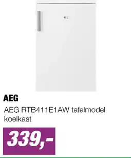 EP AEG RTB411E1AW tafelmodel koelkast aanbieding