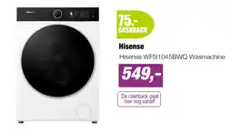 EP Hisense WF5I1045BWQ Wasmachine aanbieding