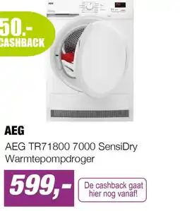 EP AEG TR71800 7000 SensiDry Warmtepompdroger aanbieding