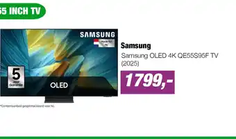 EP Samsung OLED 4K QE55S95F TV (2025) aanbieding
