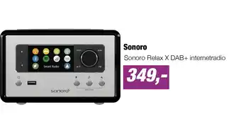 EP Sonoro Relax X DAB+ internetradio aanbieding