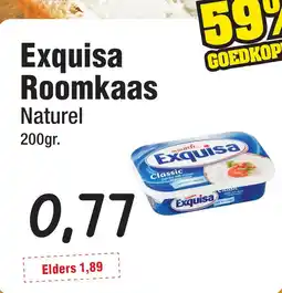 Budget Food Exquisa Roomkaas Naturel aanbieding