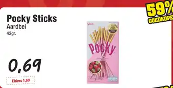 Budget Food Pocky Sticks Aardbei aanbieding