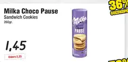 Budget Food Milka Choco Pause Sandwich Cookies aanbieding