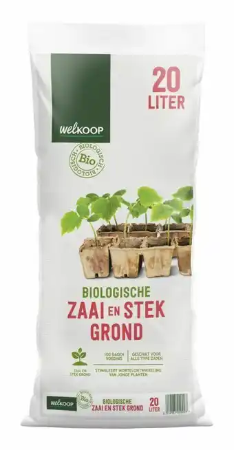 Welkoop Welkoop Biologische Zaai- en stek grond - Potgrond aanbieding