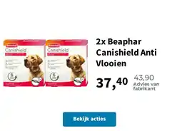 Plein.nl 2x Beaphar Canishield Anti Vlooien aanbieding