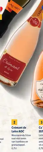 Lidl Crémant de loire aoc aanbieding