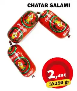 Avantage Supermarkt Chatar salami aanbieding