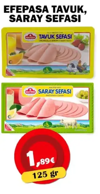 Avantage Supermarkt Efepasa tavuk, saray sefasi aanbieding