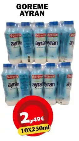 Avantage Supermarkt Goreme ayran aanbieding