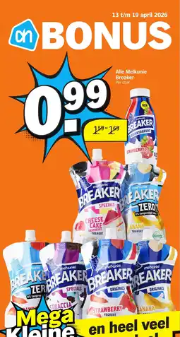 Albert Heijn Alle Melkunie Breaker aanbieding