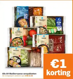 Albert Heijn Alle AH Mediterraanse verspakketten aanbieding