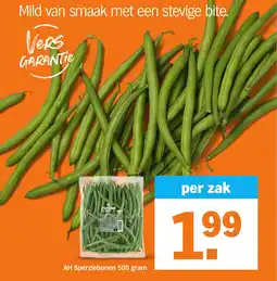 Albert Heijn AH Sperziebonen aanbieding