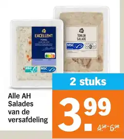 Albert Heijn Alle AH Salades van de versafdeling aanbieding