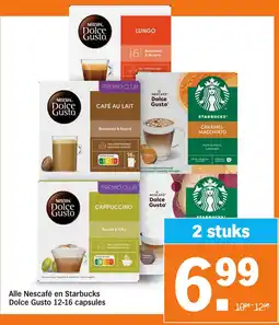 Albert Heijn Alle Nescafé en Starbucks Dolce Gusto aanbieding