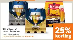 Albert Heijn Alle Affligem of Texels Multipacks aanbieding