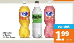Albert Heijn Alle Fanta of Sprite aanbieding