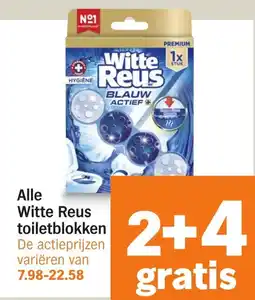 Albert Heijn Alle Witte Reus Toiletblokken aanbieding