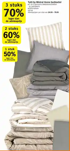 Albert Heijn Tutti by Mistral Home bedtextiel aanbieding
