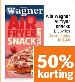 Albert Heijn Alle Wagner Airfryer snacks aanbieding