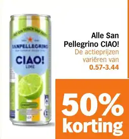Albert Heijn Alle San Pellegrino CIAO! aanbieding